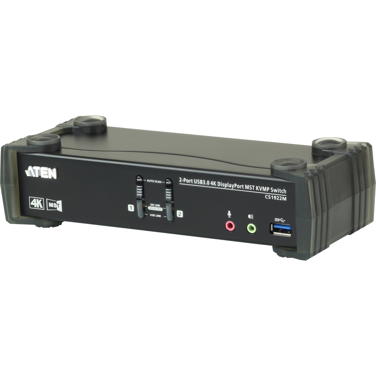 ATEN CS1922M KVMP-Switch 2-port, DisplayPort with MST,...