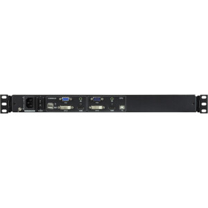 ATEN CL6700MW DE Single Rail 17,3"-LCD Konsole (USB, HDMI / DVI / VGA) DE-Layout