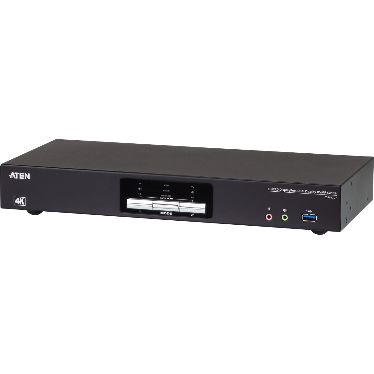 ATEN CS1942DP 2-Port USB 3.0 4K DisplayPort Dual Display...