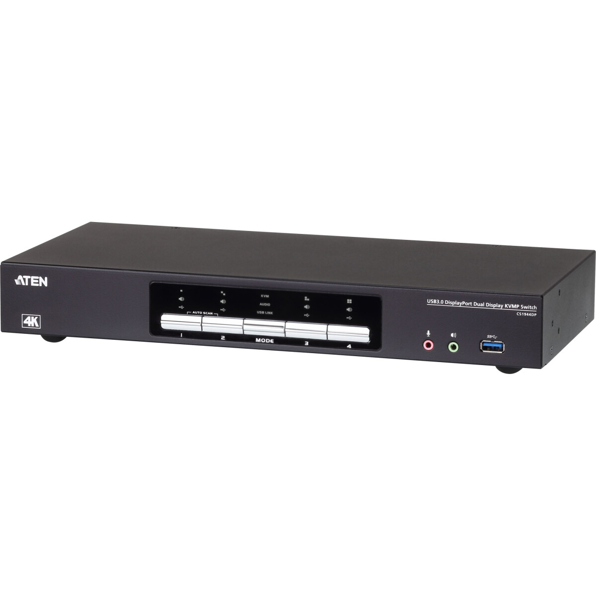 ATEN CS1944DP 4-Port USB 3.0 4K DisplayPort Dual Display...