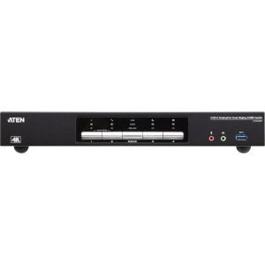 ATEN CS1944DP KVMP-Switch 4-fach, DisplayPort für 2 Displays 4K, USB 3.0, Audio