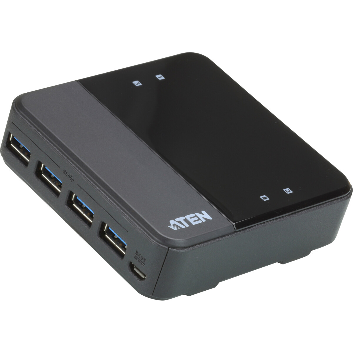 ATEN US3344, 4-port USB 3.2 Gen. 1 peripheral sharing device