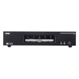 ATEN CS1964 KVMP-Switch 4-fach, DisplayPort für 3 Displays 4K, USB 3.0, Audio