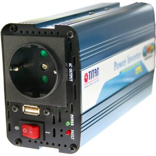 Titan HW-150V6 Universal Car Power Supply 12V to 230V with USB 150W