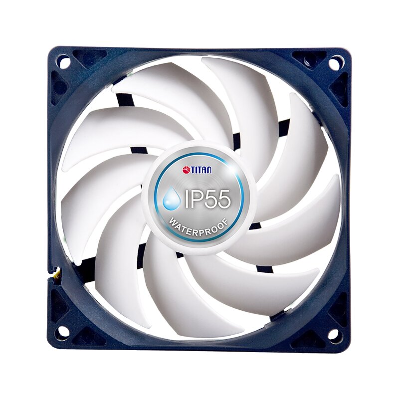 Fan, Titan, 92x92x25mm, TFD-9225HH12B/KW(RB), IP55 water...