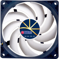 Fan, Titan, 92x92x25mm, TFD-9225H12ZP/KE(RB), Extreme Silent Fan, with PWM, silent