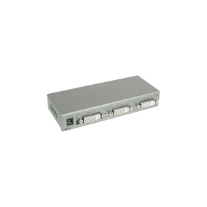 InLine® DVI-D Video Splitter 2 Port with power Adapter