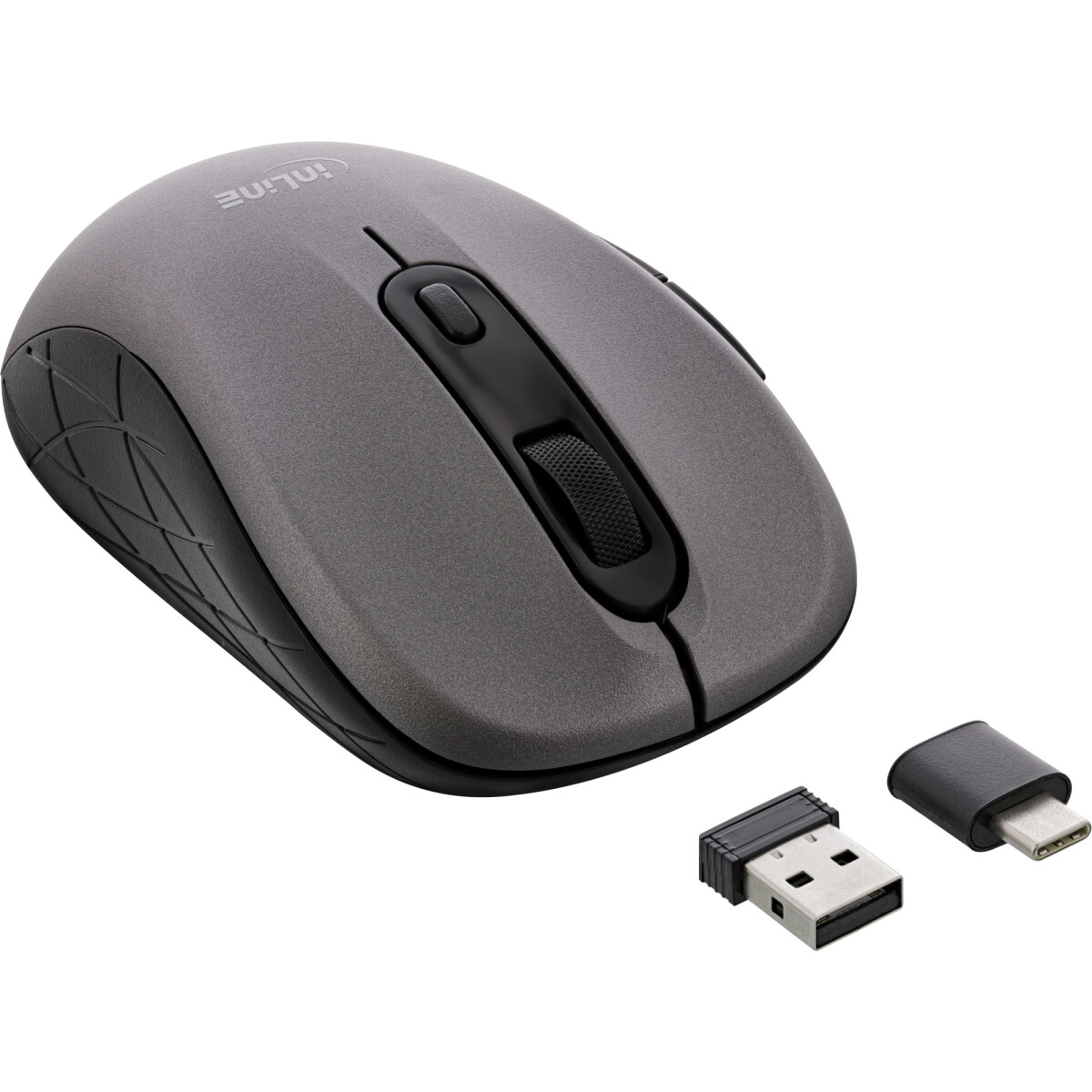 InLine® Mouse 3-in-1, Bluetooth + 2x 2.4GHz, 5...