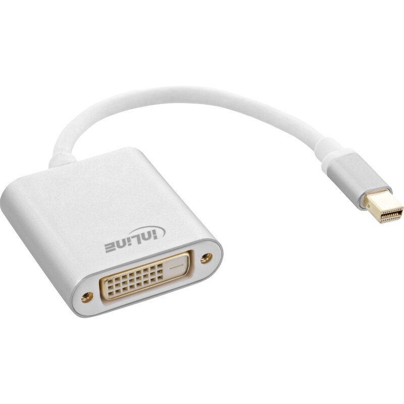 InLine® Mini DisplayPort zu DVI Adapter Aluminium,...