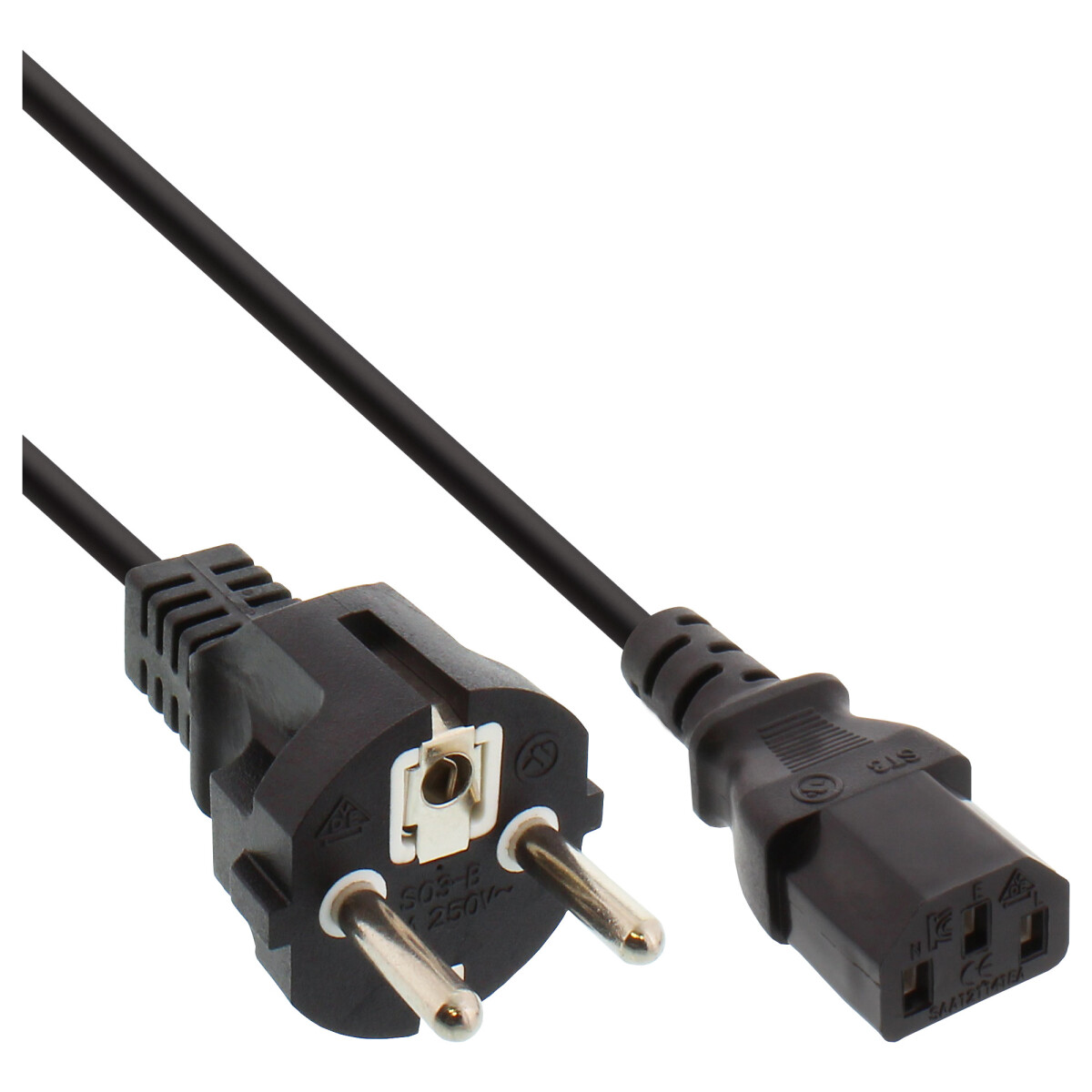35pcs. Bulk-Pack InLine® power cable, CEE 7/7...
