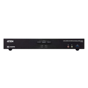 ATEN CS1842 KVMP switch 2-port, 4K HDMI, Dual Display, USB 3.0, Audio