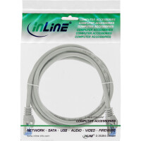InLine® Patchkabel, Cat.6A, S/FTP, TPE flexibel, grau, 1,5m