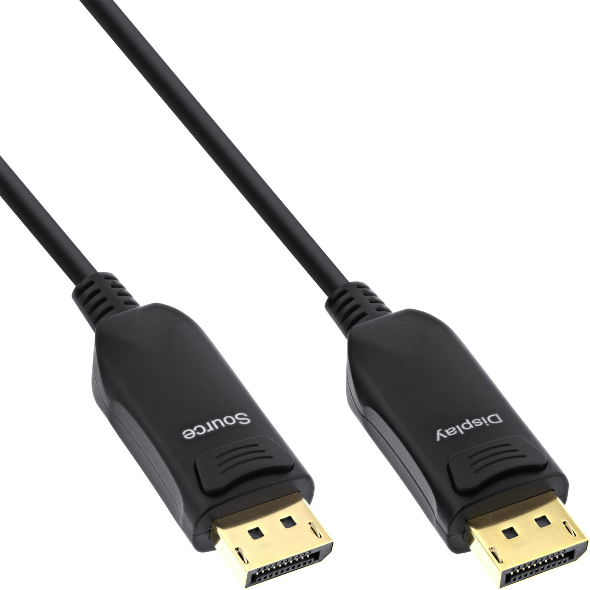 InLine® DisplayPort 1.4 AOC Kabel, 8K4K, schwarz, 70m