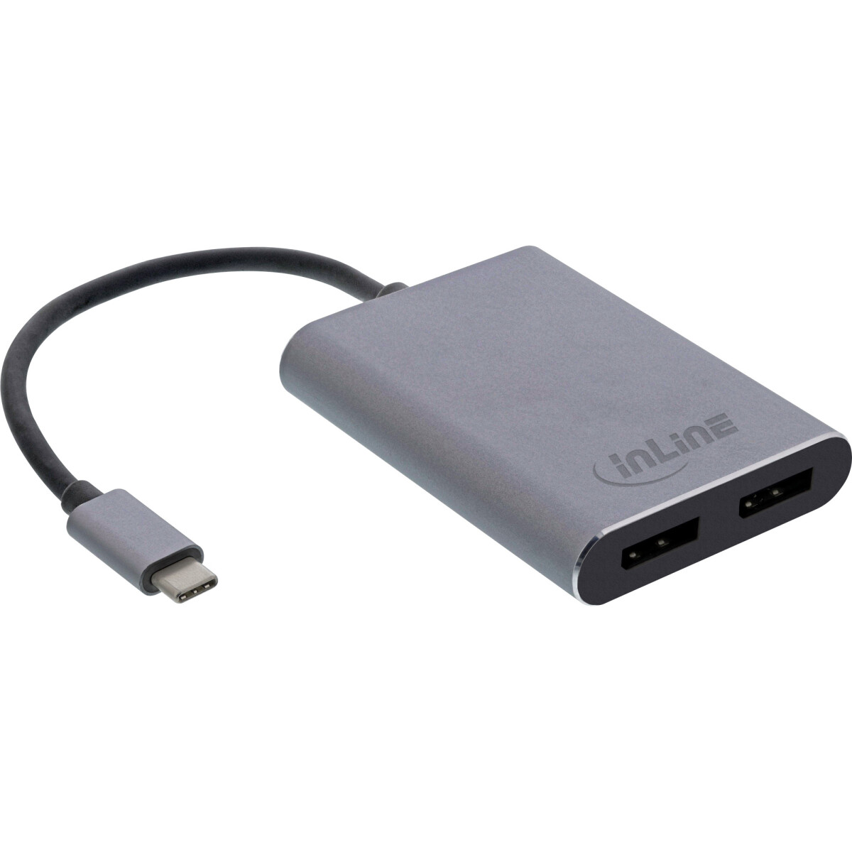 InLine® USB Dual Display Converter, USB-C to 2x...