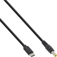 InLine® USB-C to ASUS/Lenovo Notebook (round) charging cable, 2m