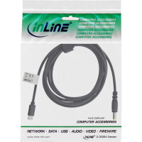 InLine® USB-C to ASUS/Lenovo Notebook (round) charging cable, 2m