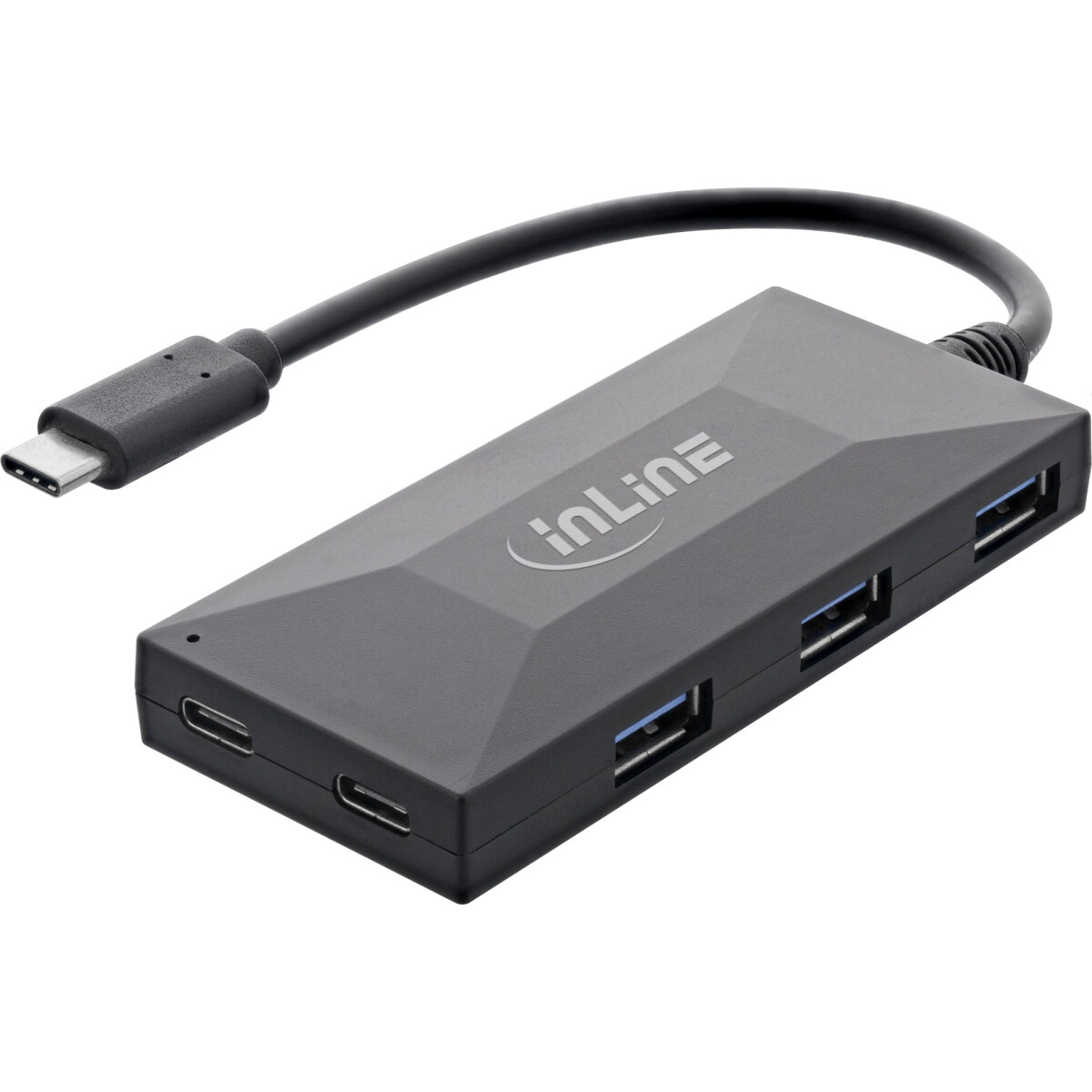 InLine® USB 3.2 Gen.1 Hub, USB-C zu 2 Port USB-C und...