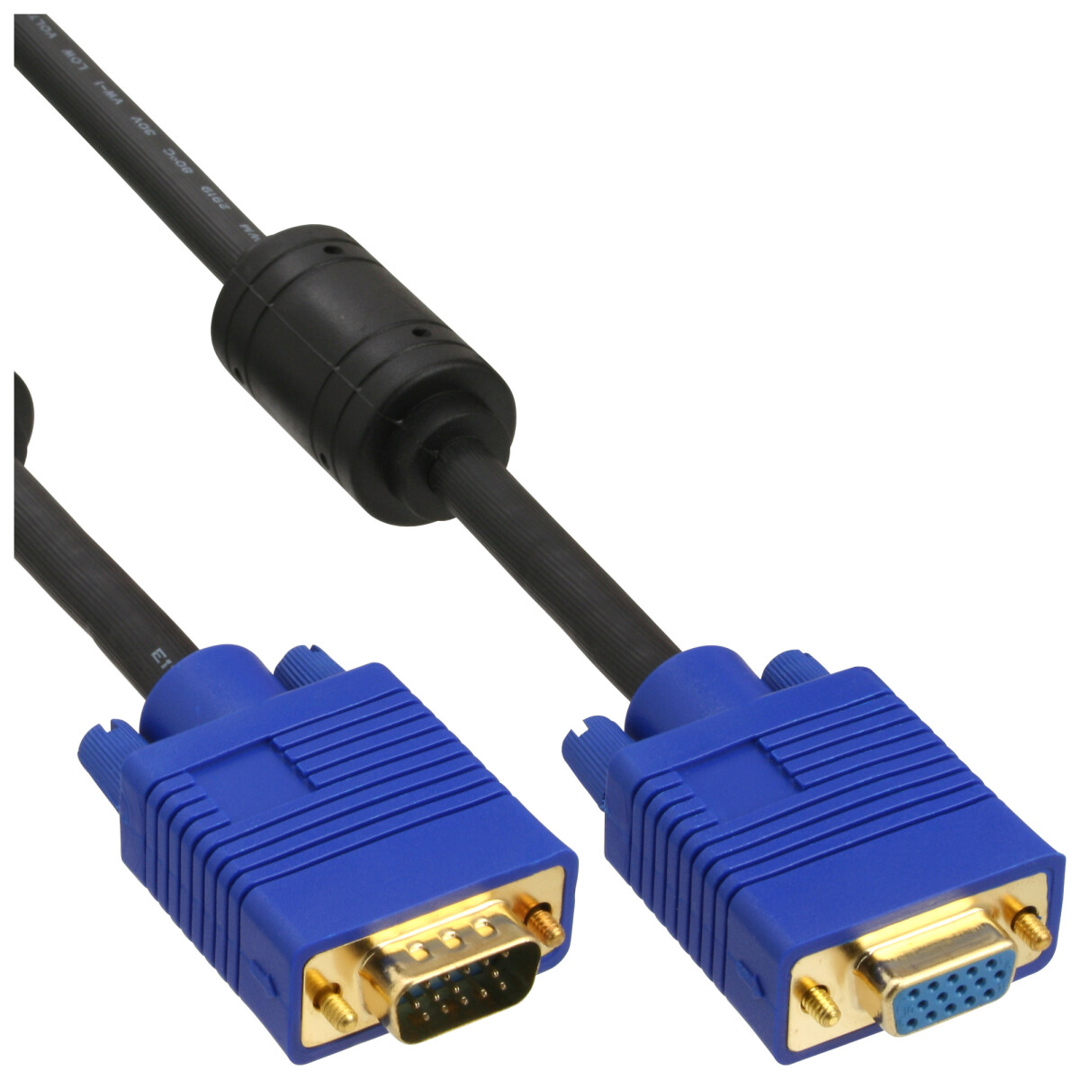 InLine® S-VGA Verlängerung Premium, 15pol HD...