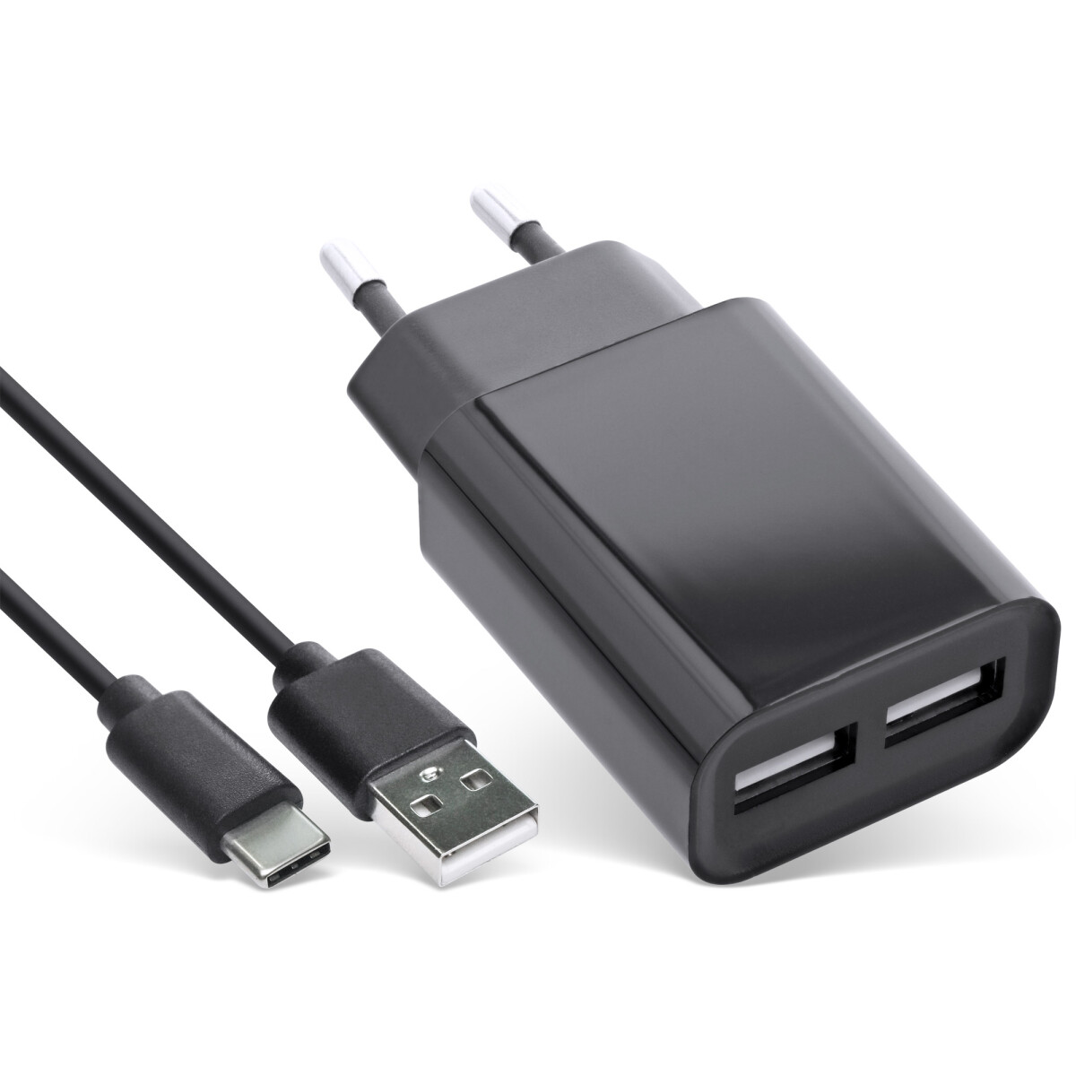 InLine® USB DUO+ Set, Power Adapter + USB-C cable