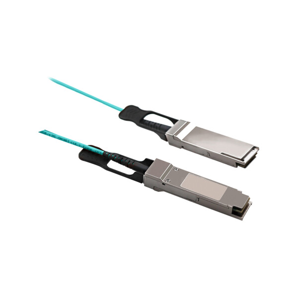 InLine® QSFP+ to QSFP+ cable active AOC, OM3, 40Gb, 10m