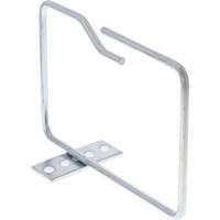 InLine® Cable bracket, metal, galvanised, opening long side, 140x100mm