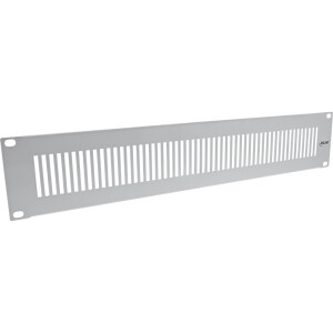 InLine® 19" blind panel perforated, 1U, RAL 7035 grey