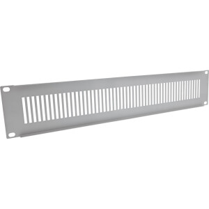 InLine® 19" blind panel perforated, 1U, RAL 7035 grey