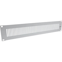 InLine® 19" blind panel perforated, 1U, RAL 7035 grey