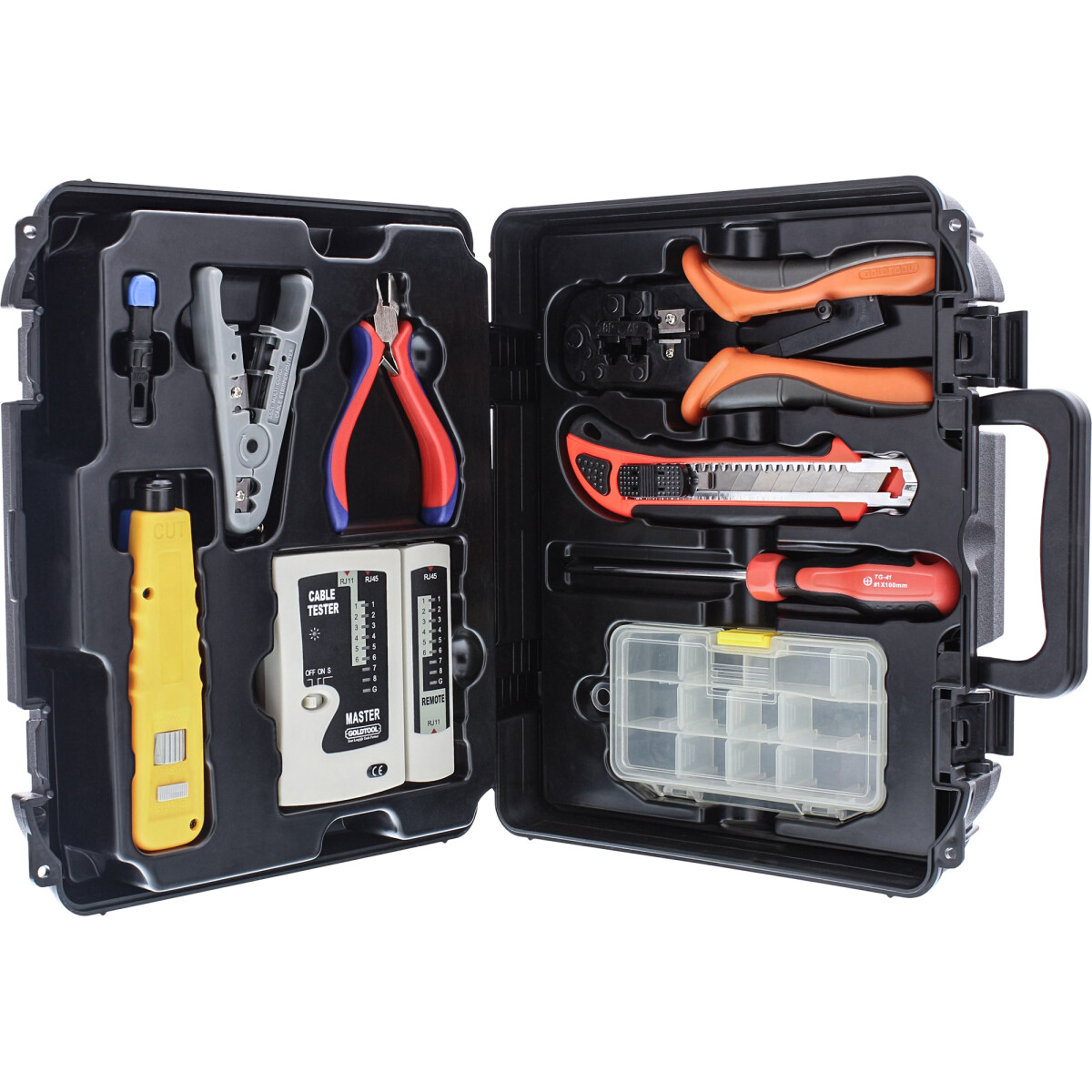 Network basic repair tool kit with tester