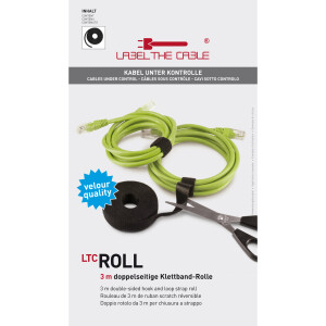 Label-The-Cable Roll, LTC 1210, 3 meter, black