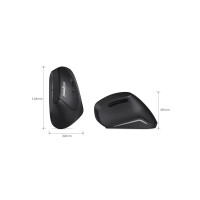 Perixx PERIMICE-715 II - Ergonomic cordless mouse, wireless, USB