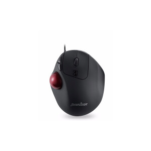 Perixx PERIMICE-517, Ergonomic trackball mouse, USB cable, black