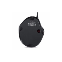 Perixx PERIMICE-517, Ergonomische Trackball Maus, USB-Kabel, schwarz