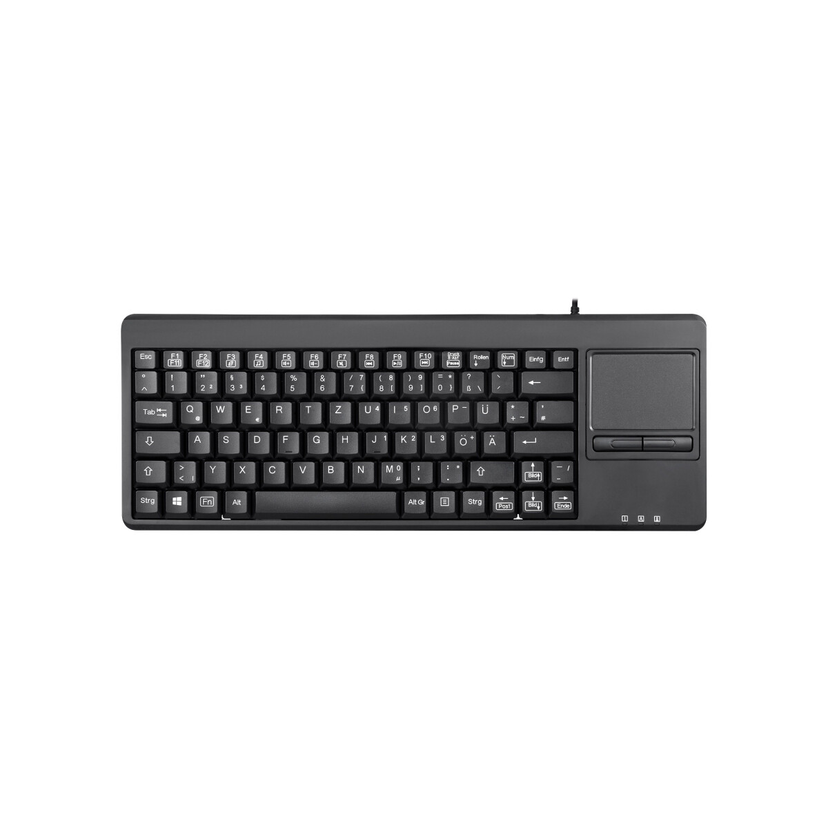 Perixx PERIBOARD-515 H PLUS DE, USB-Tastatur, Touchpad,...