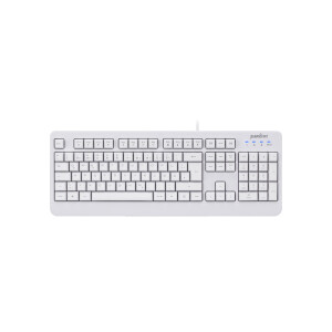 Perixx PERIBOARD-517 Waterproof and dustproof keyboard - IP65, antibacterial protective layer, white