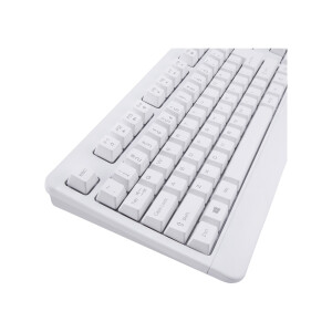 Perixx PERIBOARD-517 Waterproof and dustproof keyboard - IP65, antibacterial protective layer, white