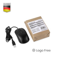 Perixx PERIMICE-209, Kabelgebundene Maus, USB-Kabel, schwarz