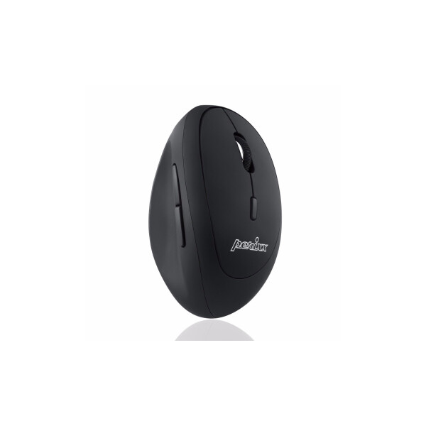 Perixx PERIMICE-719, small wireless ergonomic mouse, for right-handers, black