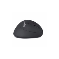 Perixx PERIMICE-719, small wireless ergonomic mouse, for right-handers, black