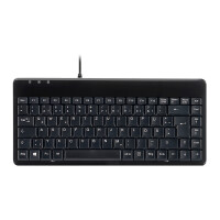 Perixx PERIBOARD-409 U, DE, mini USB keyboard, black