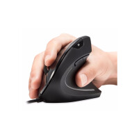 Perixx PERIMICE-513 N, Ergonomic mouse, for right-handers, vertical, black