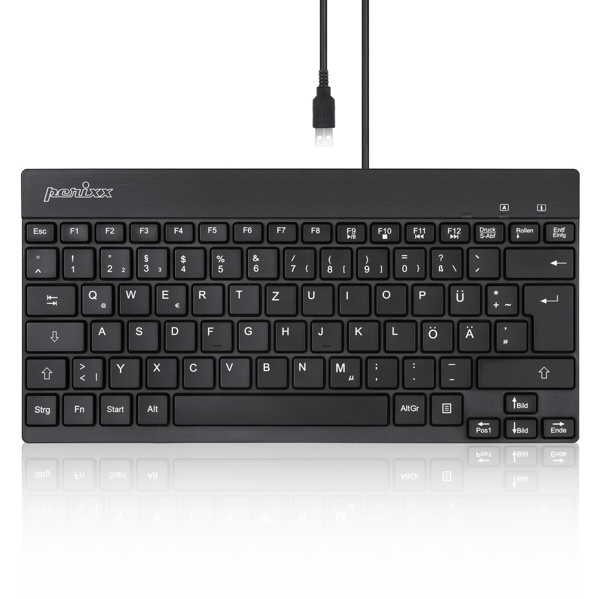 Perixx PERIBOARD-426, DE, wired, USB Mini Keyboard with...