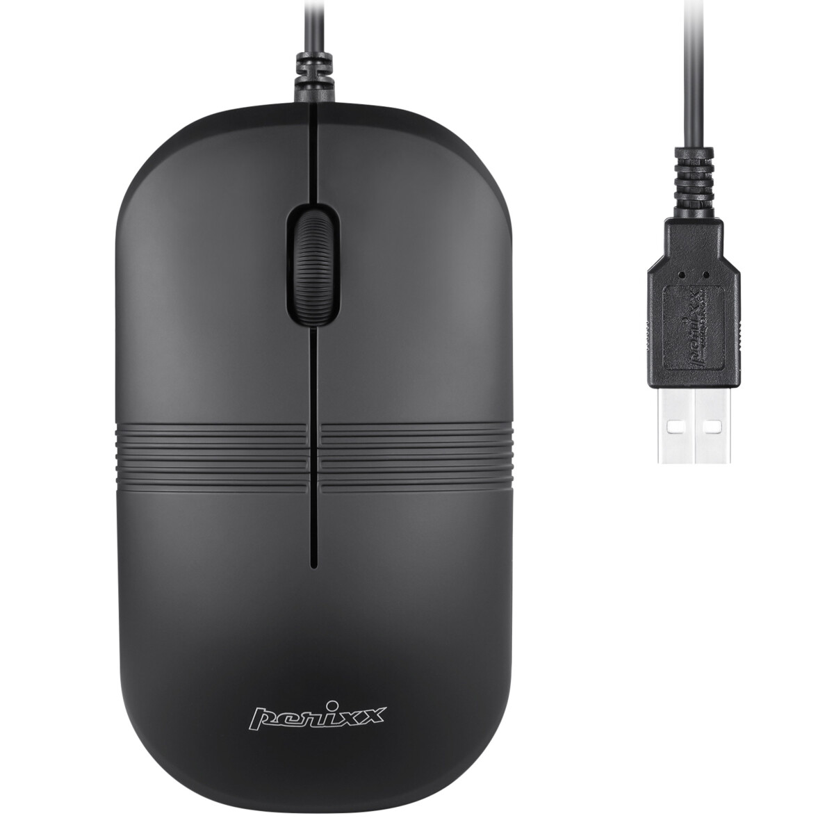 Perixx PERIMICE-503 B, waterproof mouse, USB wired, black