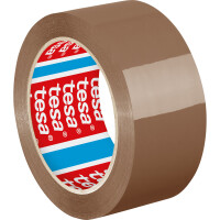 tesapack packaging tape PP, 66m x 50mm, transparent