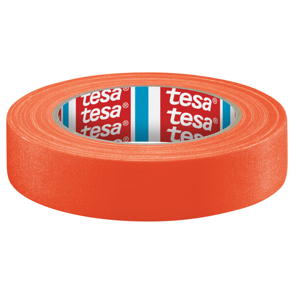 tesaband duct tape, 25m x 19mm, neon orange