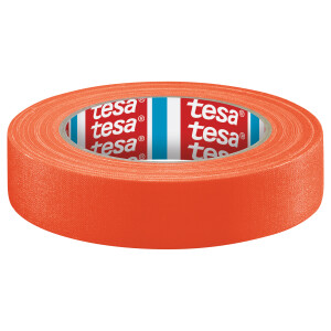 tesaband Gewebeband, 25m x 19mm, neonorange