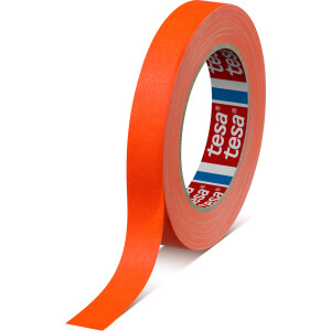 tesaband duct tape, 25m x 19mm, neon orange