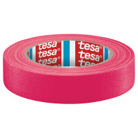 tesaband fabric tape, 25m x 19mm, neon pink