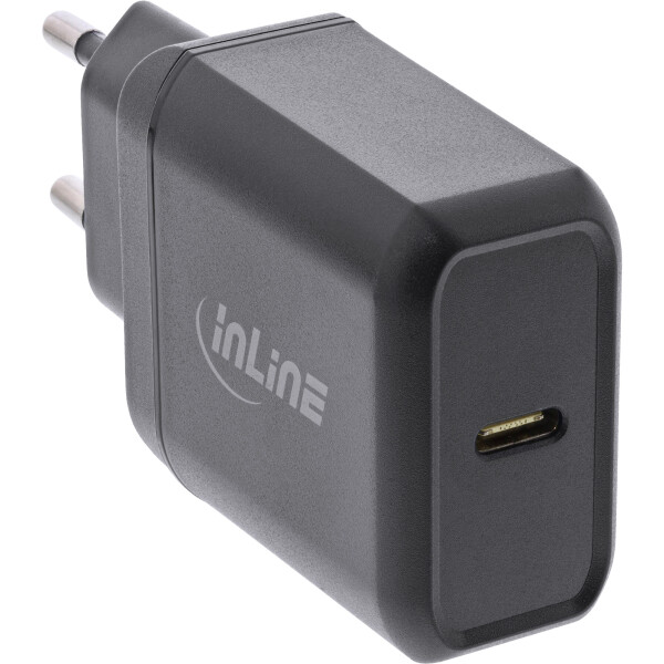 InLine® USB PD Charger Single USB-C, Power Delivery, 25W, black