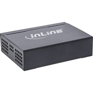 InLine® Gigabit Netzwerk Switch 5-Port, 1Gb/s, Desktop, Metallgehäuse, lüfterlos